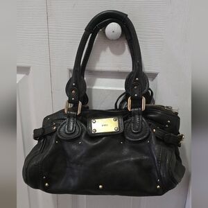 Chloe Brown Paddington with Gold Accents